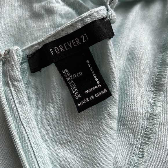 Forever 21 Light Blue Mini Dress - Picture 7 of 7